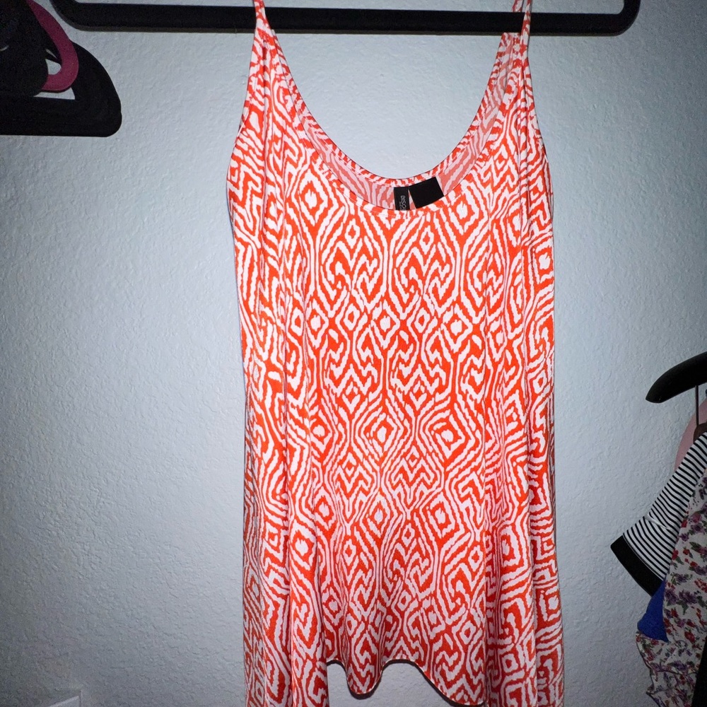 Flowy Red Zebra Print Tank